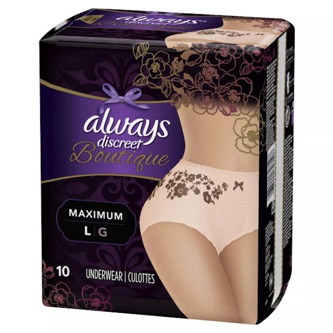 Always Discreet Boutique Incontinence & Postpartum Underwear for Women