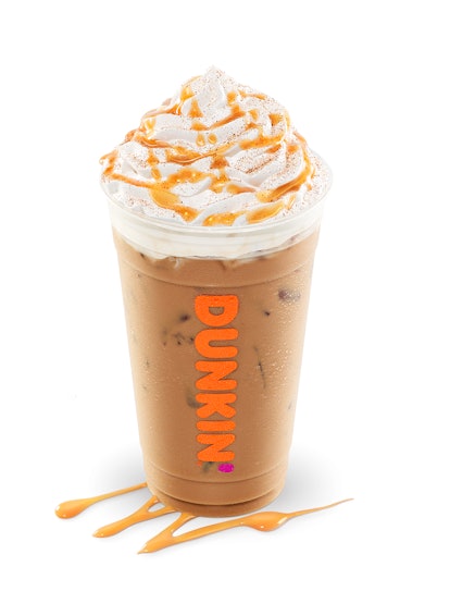 Dunkin's new PSL comes hot or iced.