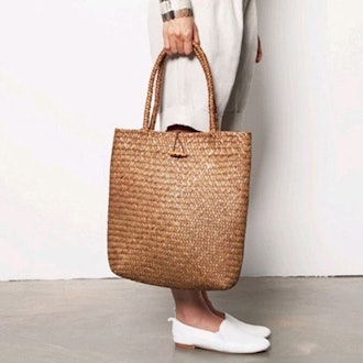 Straw Tote Handbag