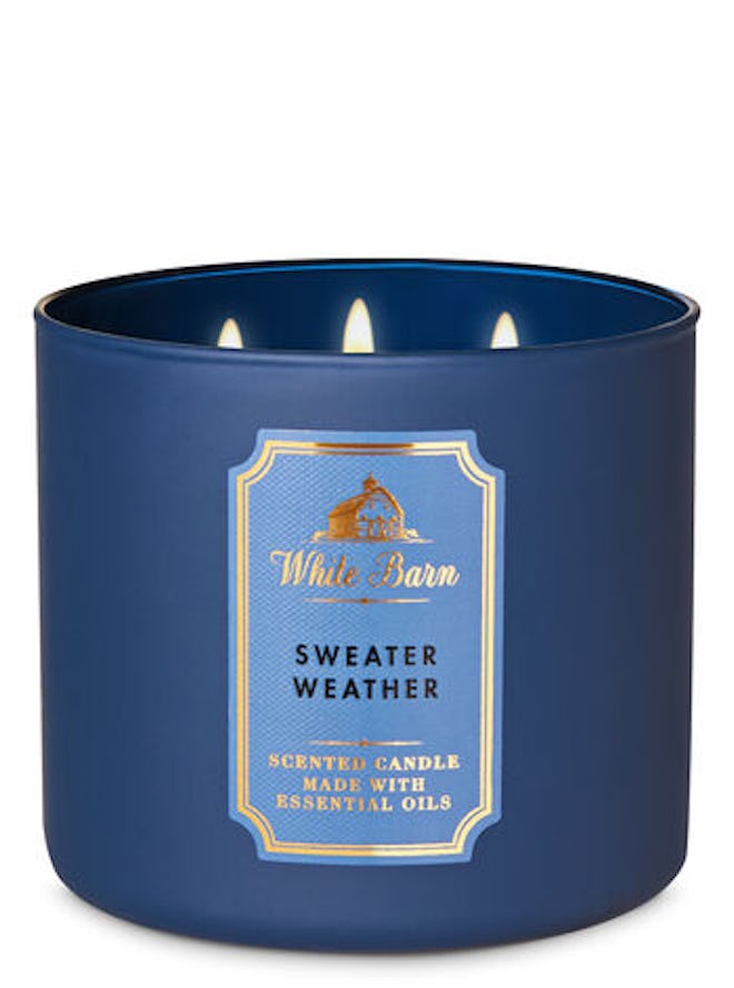 White Barn Sweater Weather 3-Wick Candle
