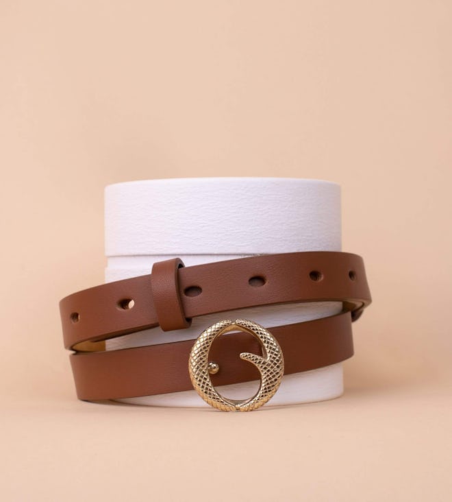 Mini Brass Buckle Belt