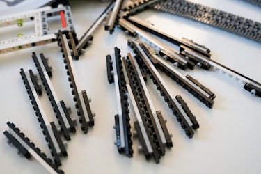 I just assembly-lined this section. Following Lego's manual would have taken longer.