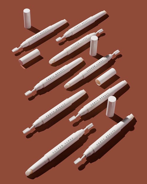 Fenty Beauty just dropped a new waxy brow pencil and new shades of gloss.