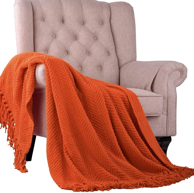 Home Soft Things Knitted Blanket