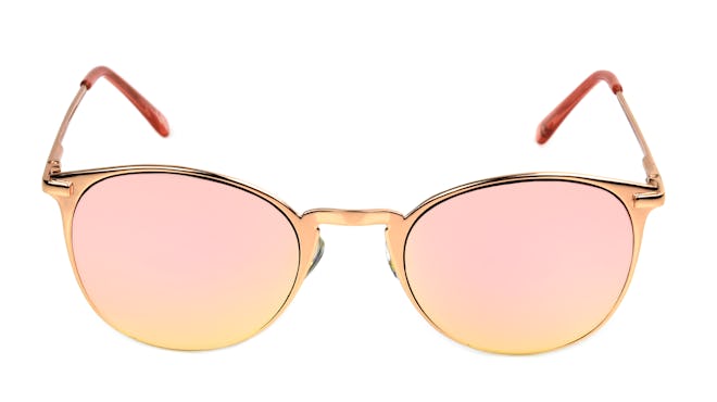 Rose Gold Mirrored Sunglasses