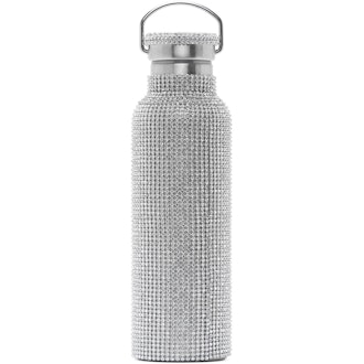 SSENSE Exclusive Silver Rhinestone Water Bottle