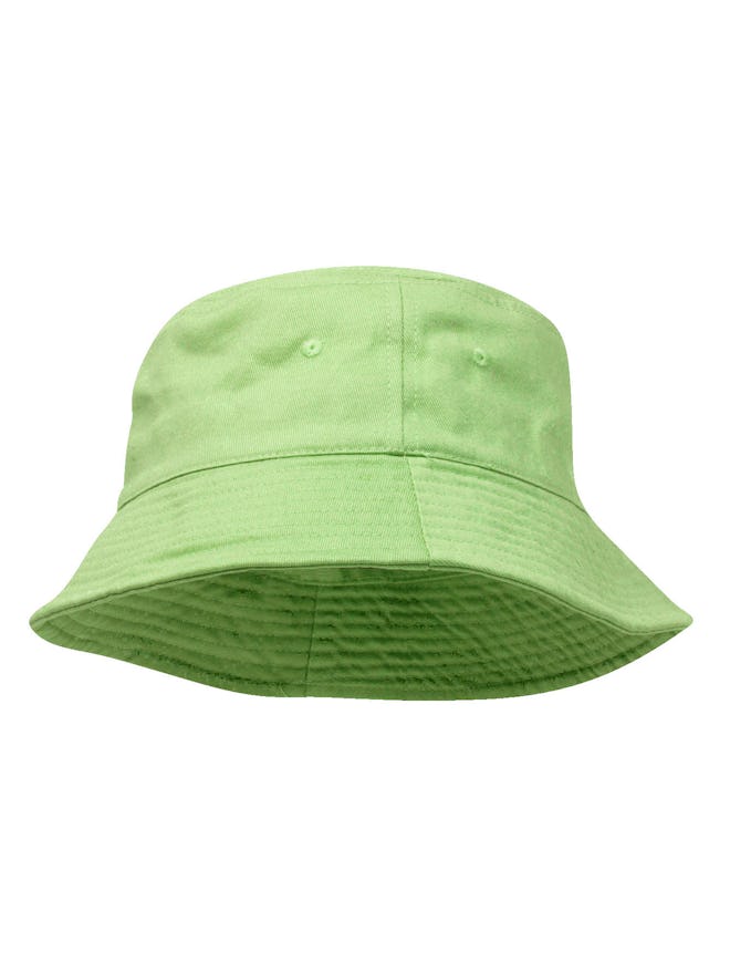 Pigment Dyed Bucket Hat, Apple Green