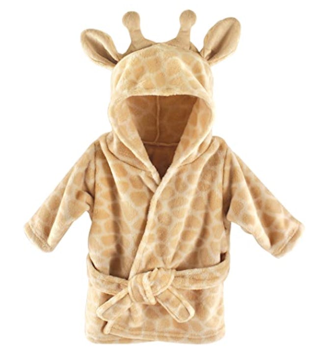 Hudson Baby Unisex Baby Plush Animal Face Robe (Giraffe)