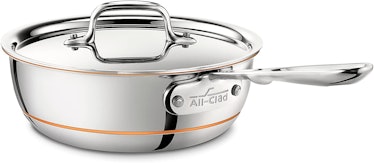 All-Clad Copper Core Stainless Steel Saucier Pan (2 quart)