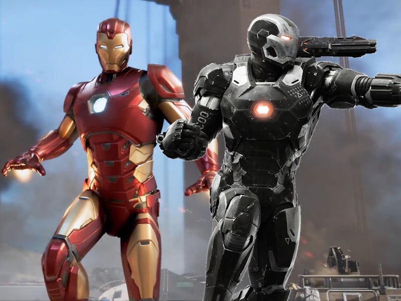 marvel's avengers game iron man war machine mcu