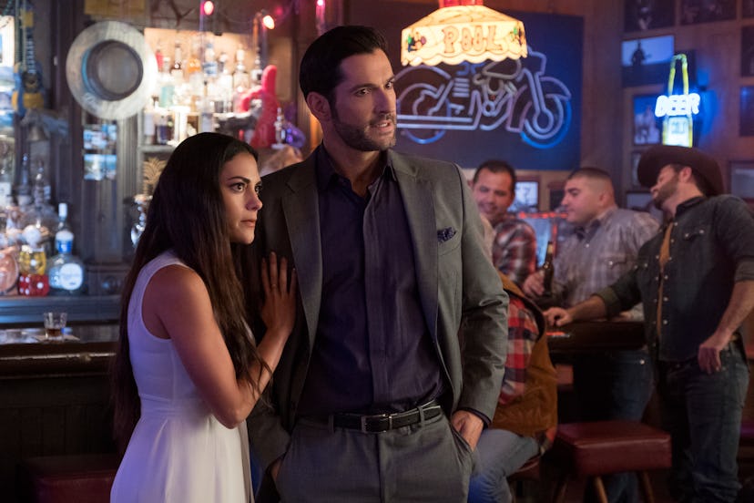 Eve and Lucifer in 'Lucifer' Season 4 via the Netflix press site