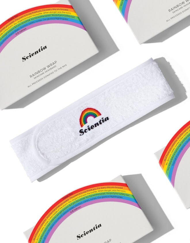 Rainbow Wrap Skincare Headband 