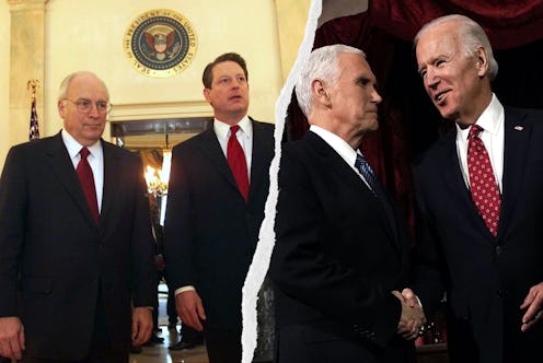 Vice Presidents Cheney, Gore, Pence, and Biden