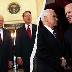 Vice Presidents Cheney, Gore, Pence, and Biden