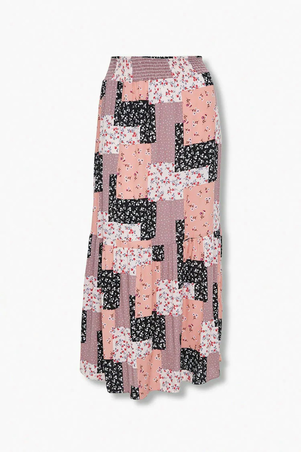Forever 21 Plus Size Patchwork Maxi Skirt