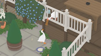 When you play Untitled Goose Game in two player mode the intro