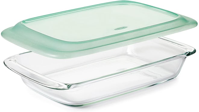 OXO Good Grips Freezer-to-Oven Safe 3 Qt Glass Baking Dish with Lid