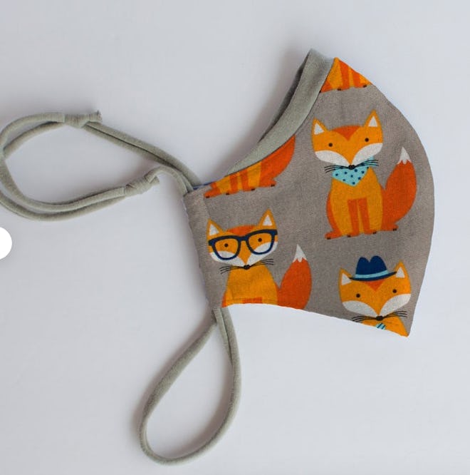 Foxes Fabric Face Mask