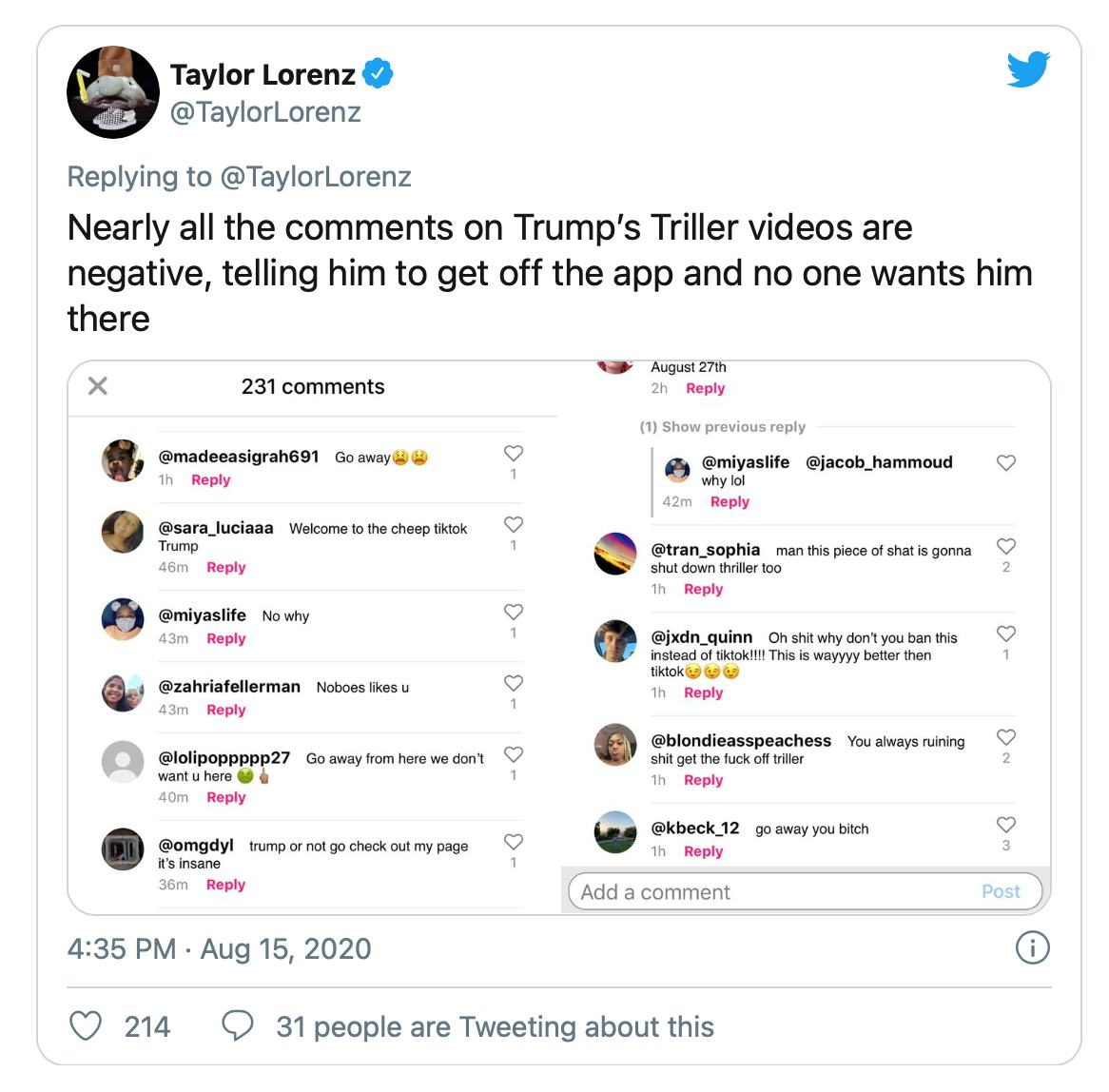 Trump Embraces TikTok Rival Triller, But It Would Rather He Didn't