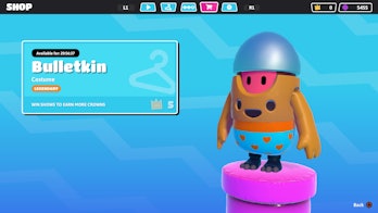 Fall Guys Bullet Kin Skin How To Get The Enter The Gungeon Crossover