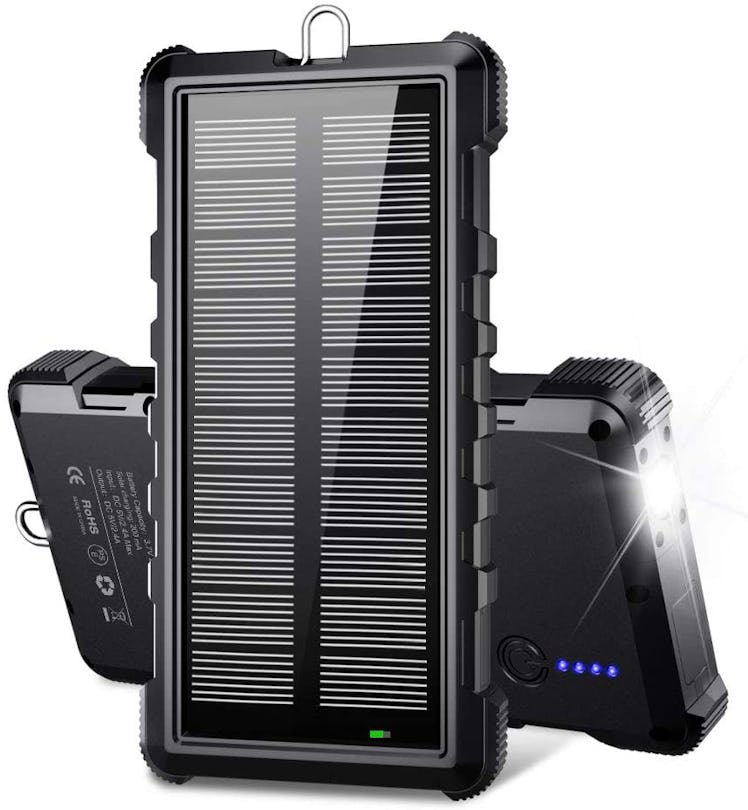 BEARTWO Portable Solar Power Bank 