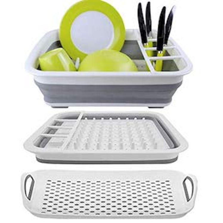 Collapsible Drying Dish Storage Rack