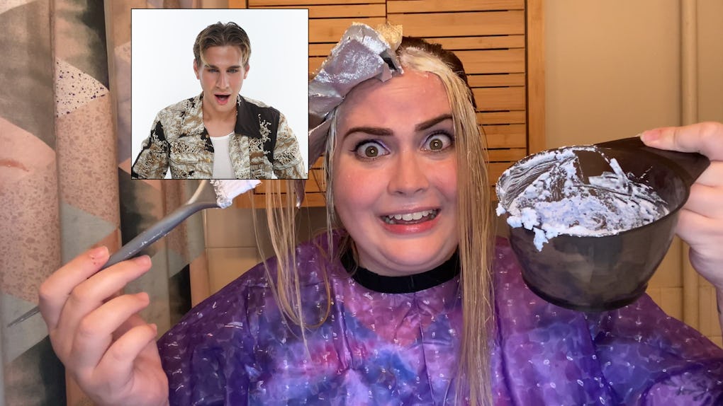 I Bleached Colored My Hair At Home With Brad Mondo S Help