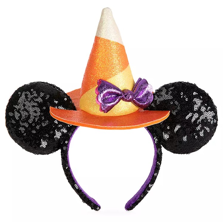 Minnie Mouse Halloween Witch Sequined Ear Headband