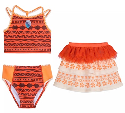 Moana Deluxe Swimsuit Set For Girls