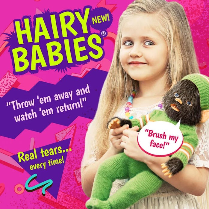 "Hairy Babies" is a toy concept generated by AI.