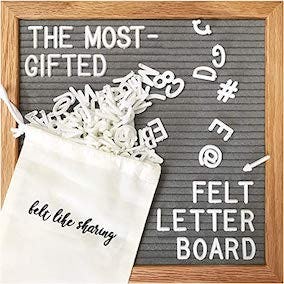 Felt Like Sharing Letter Board