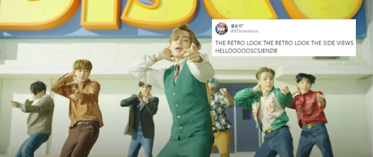 The Tweets About BTS' "Dynamite" Teaser Video Are Praising Its Retro Vibes