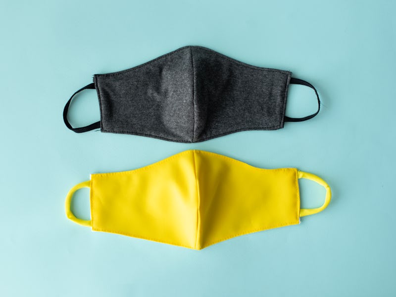 Cloth medical masks.