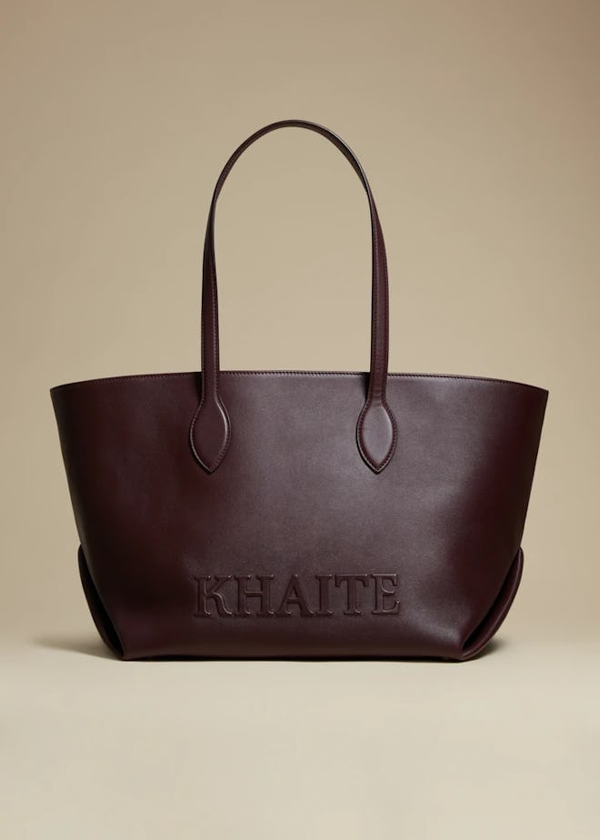 THE FLORENCE TOTE in Deep Red Leather Regular price