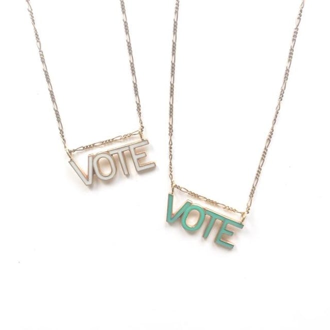 Michelle Starbuck Designs Limited Edition Vote Necklace