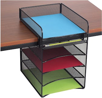  Safco Products Onyx Mesh 5-Tray Underdesk Tray