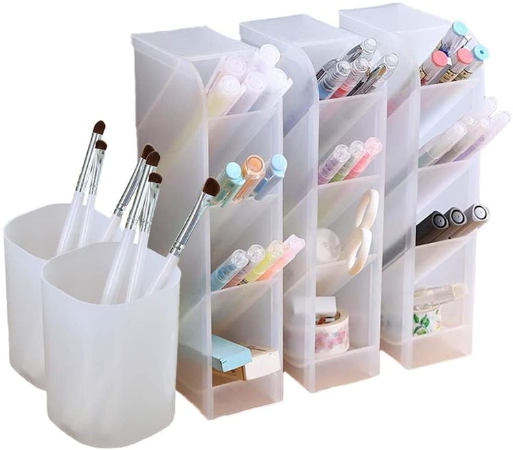 Marbrasse Desk Organizer Set (5 Pieces)