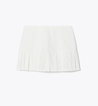 Pleated-Hem Tennis Skirt