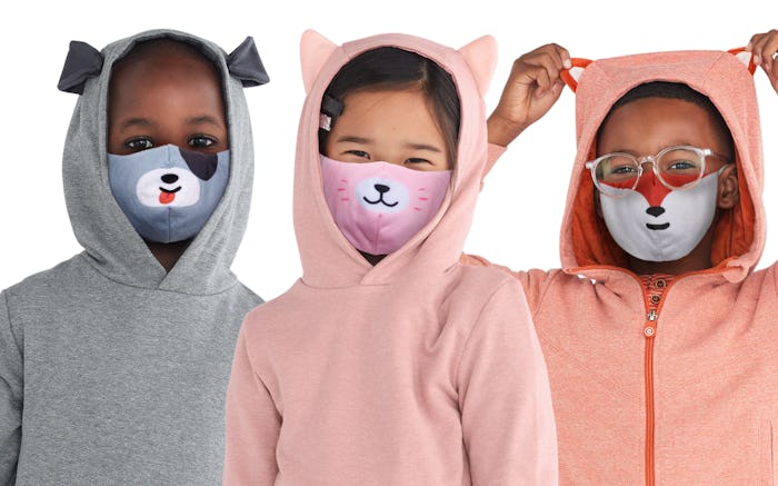 reversible, comfortable masks for children