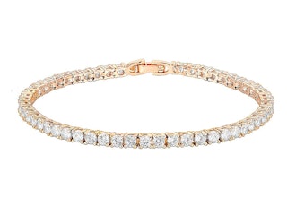 PAVOI 14K Gold Plated Cubic Zirconia Classic Tennis Bracelet