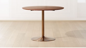 Odyssey Brass/Wood Dining Table