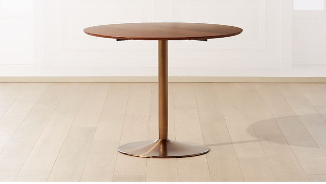 Odyssey Brass/Wood Dining Table