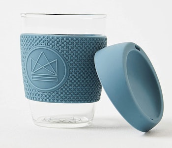 Neon Kactus Reusable Glass Coffee Mug