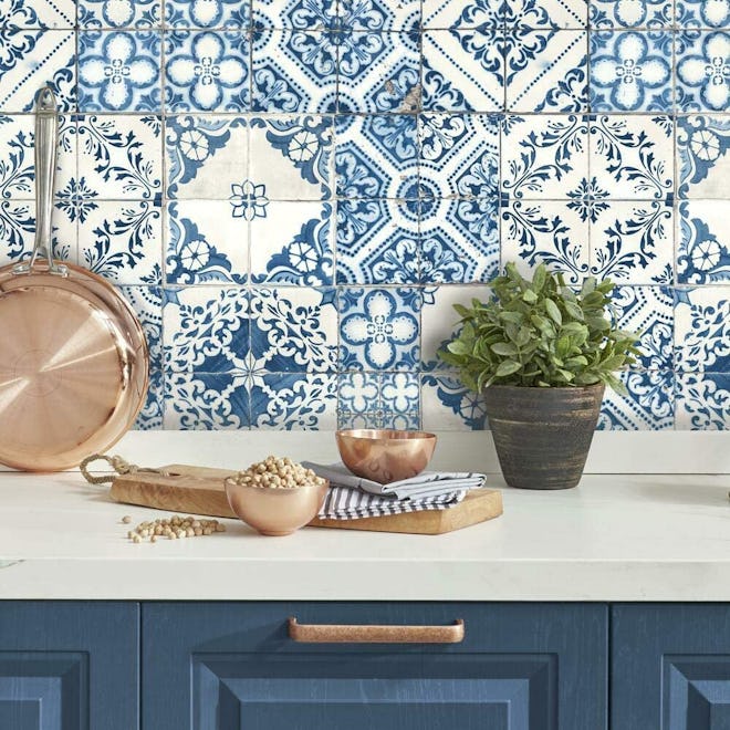  RoomMates Mediterranean Tile Peel and Stick Wallpaper