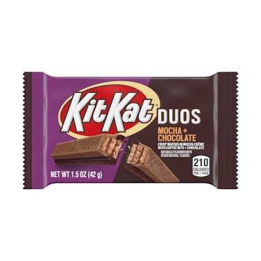 This new Kit Kat Duos Mocha and Chocolate Flavor hits shelves beginning November. 