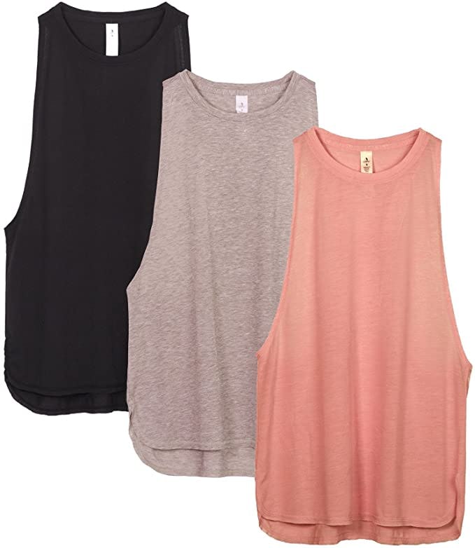icyzone Workout Tank Tops (3-Pack)