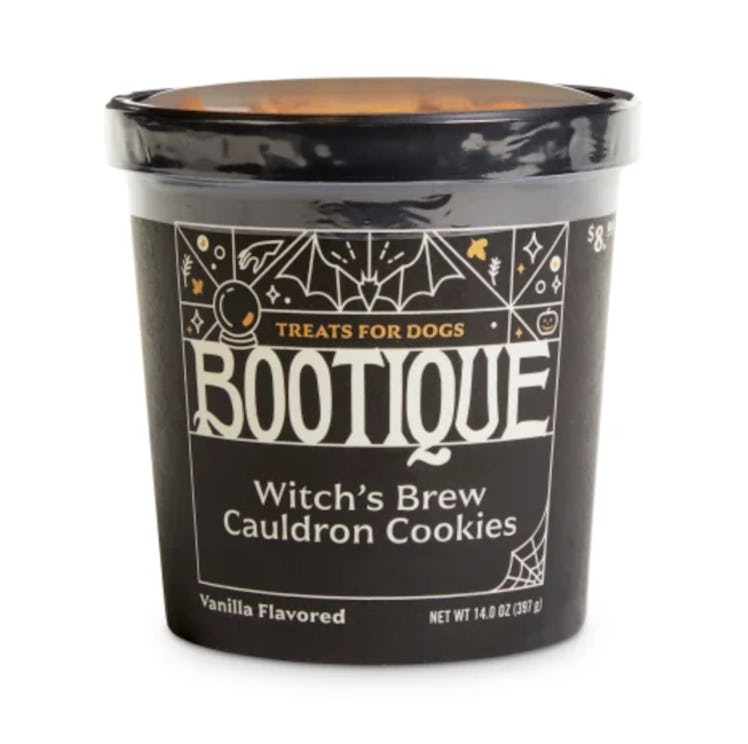 Bootique Witch's Brew Cauldron Cookies Carob & Vanilla-Flavored Halloween Dog Treats