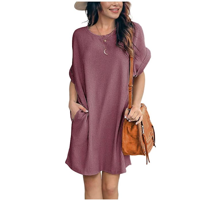 IWOLLENC Tunic Dress