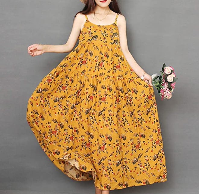 YESNO Women Casual Swing Dress