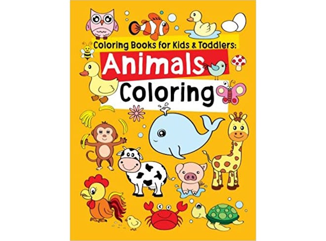Coloring Books for Kids & Toddlers: Animals Coloring